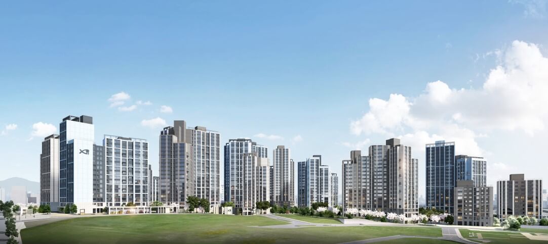 북서울자이 폴라리스 조감도