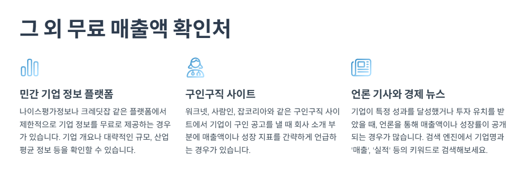 무료 매출액 확인처