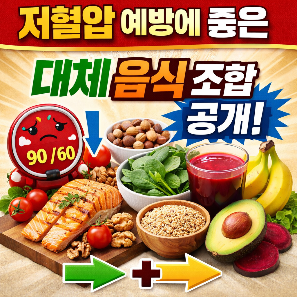저혈압 환자가 주의해야 할 음식궁합