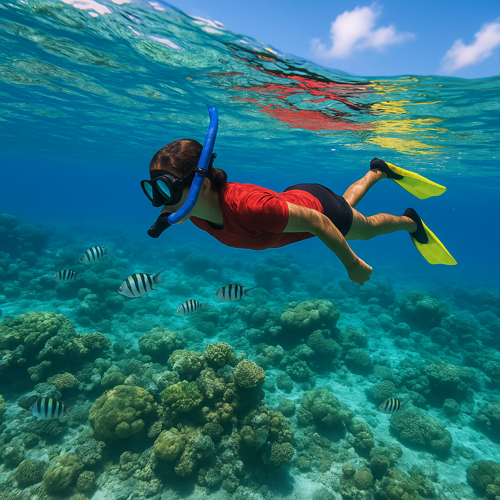 몰디브의 대표 스노클링 명소