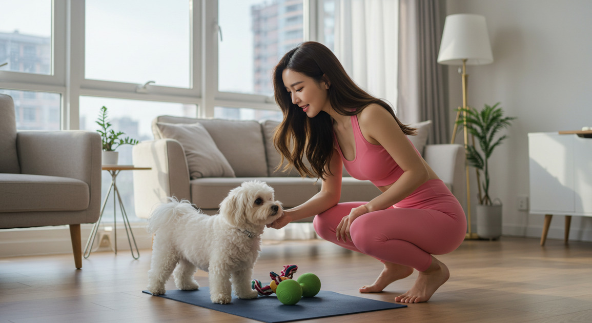 실내에서 키우는 강아지의 운동 부족 해결법