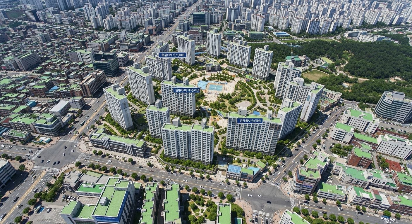 대구 아파트 밀집지