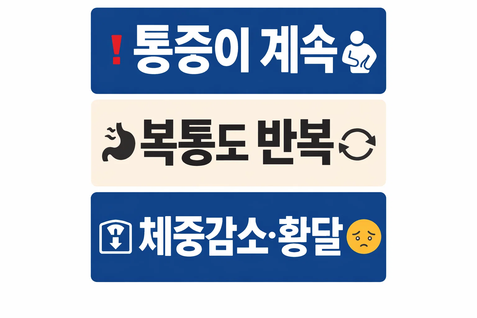 췌장암 등통증 부위와 함께 통증 지속, 반복되는 복통, 체중감소나 황달 같은 추가 신호를 같이 살펴보도록 정리한 인포그래픽 이미지