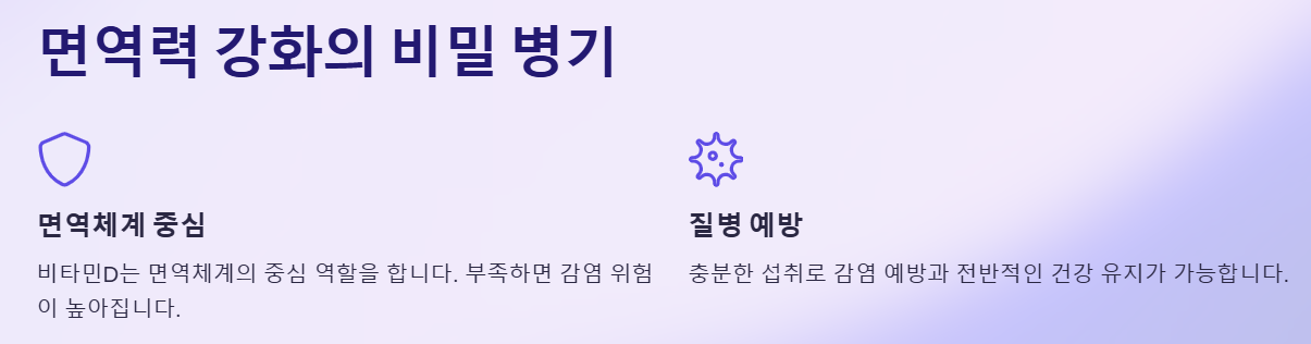 면역력강화 비밀병기