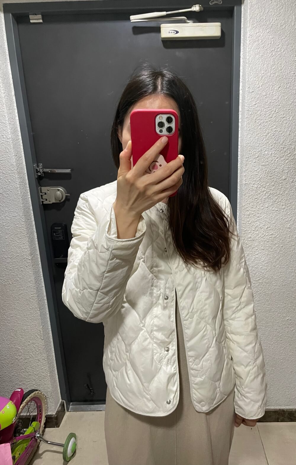 어니언-퀄팅-경량다운-자켓-팔길이