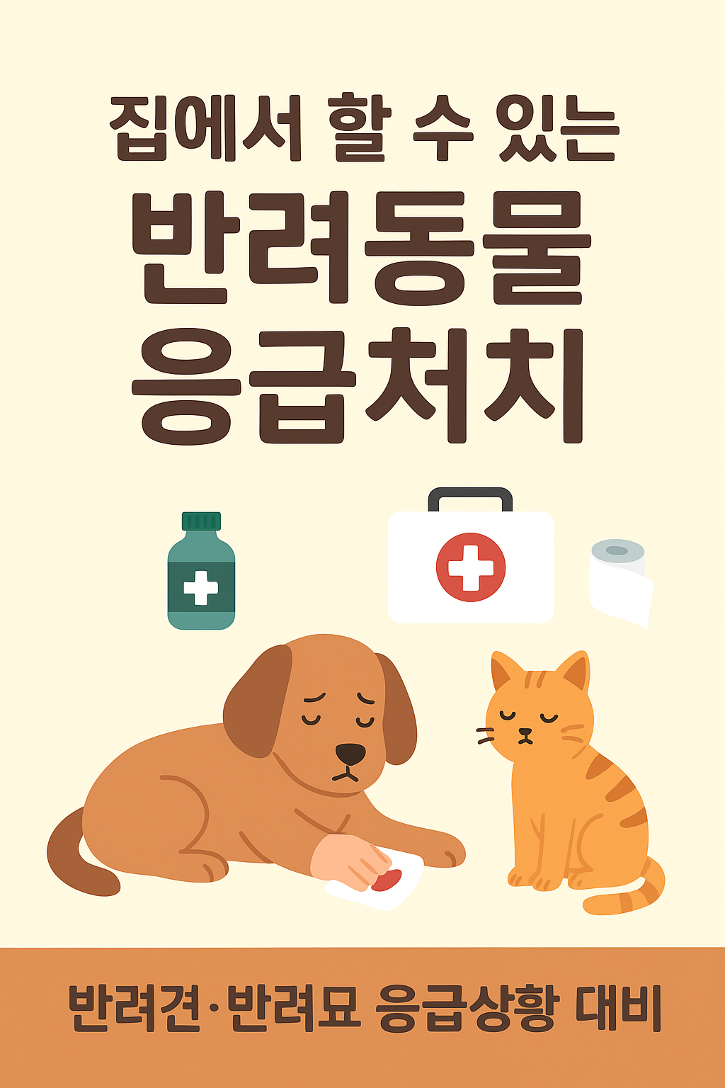 <img src="이미지경로/반려동물-응급처치.png" alt="집에서 할 수 있는 반려동물 응급처치, 반려견과 반려묘 응급상황 대비, 강아지와 고양이 그림" />