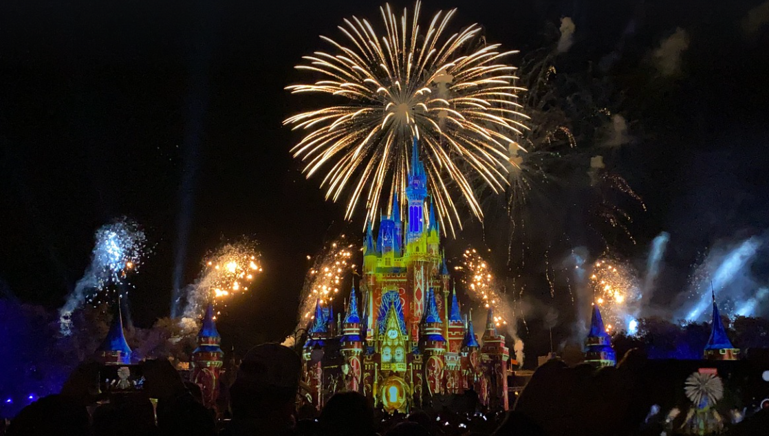 디즈니랜드 불꽃놀이