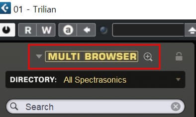 Trilian의 브라우저