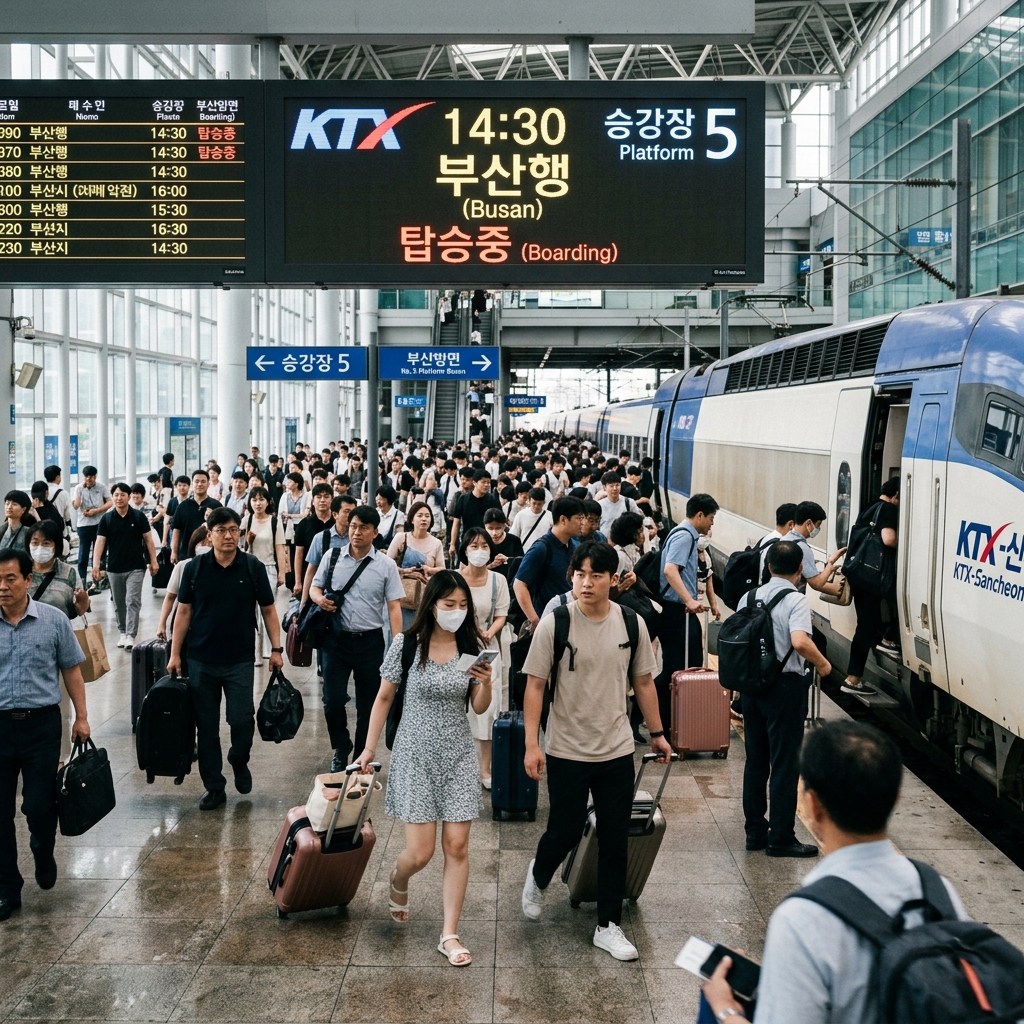 부산 KTX 예매 혼잡도