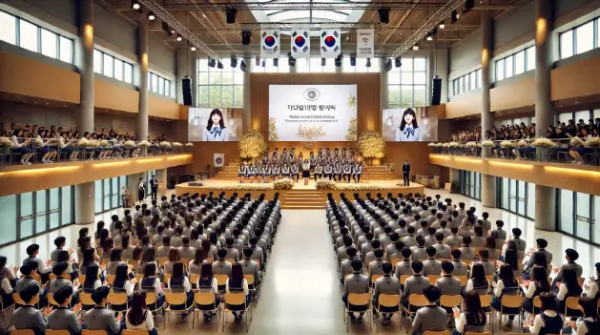 입학식-학생들