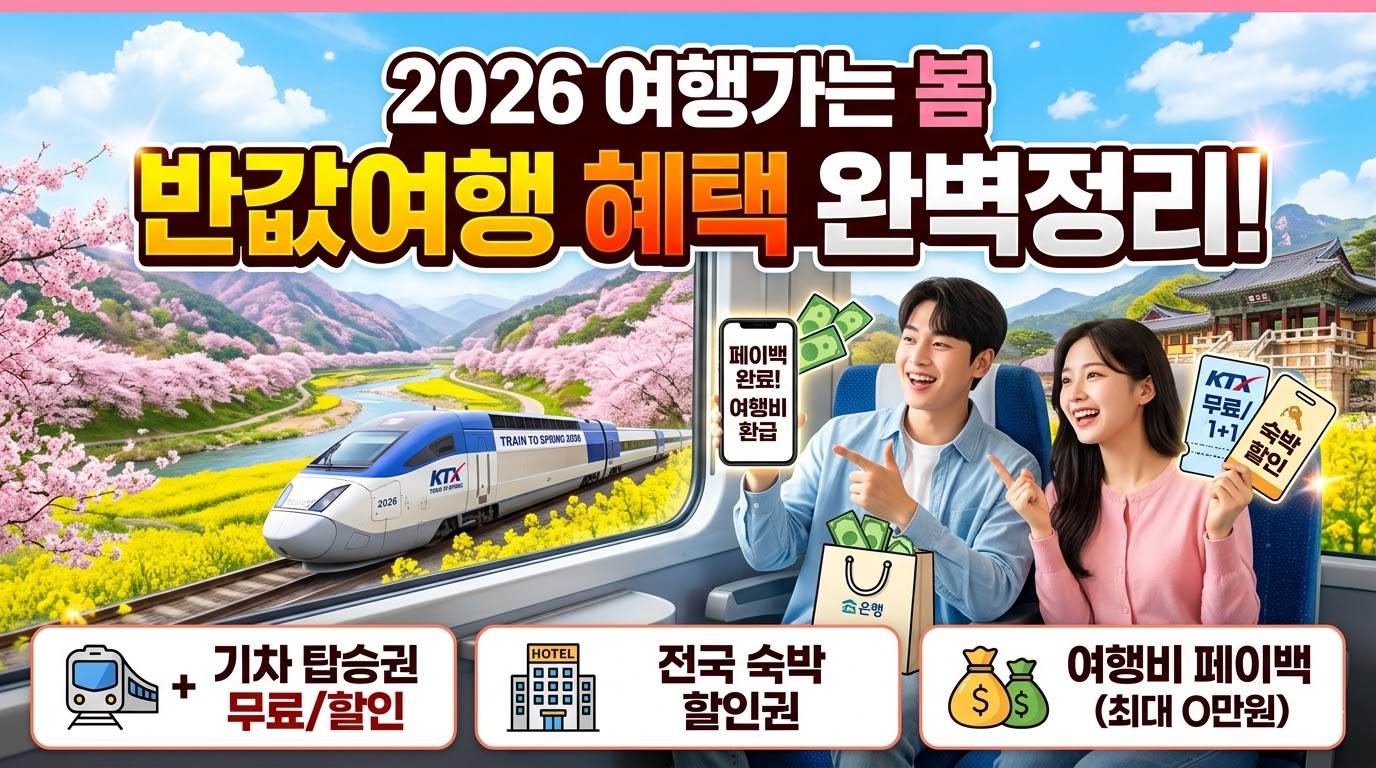 2026 여행가는 봄, 반값여행 혜택 정리