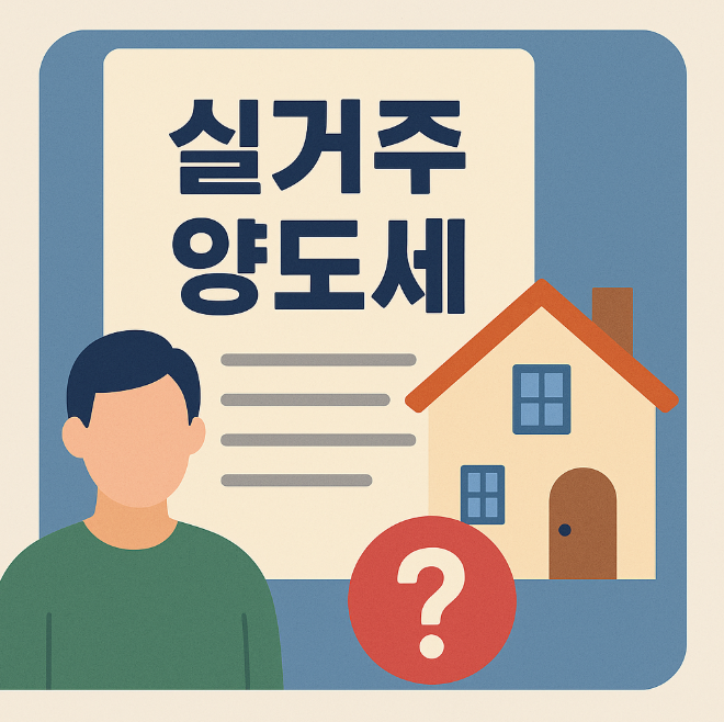 실거주 2년? 양도세 비과세 요건 쉽게 정리!