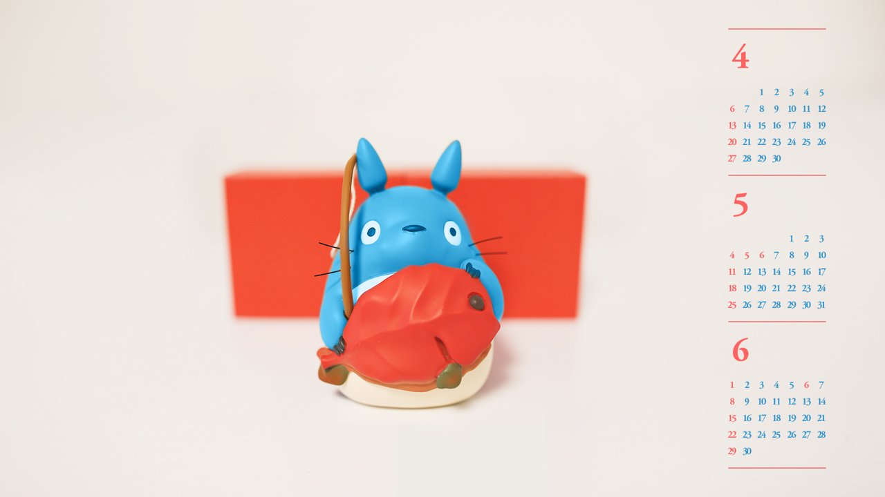 09 토토로 B - 2025년5월 노트북배경화면