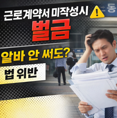 근로계약서 미작성시 벌금