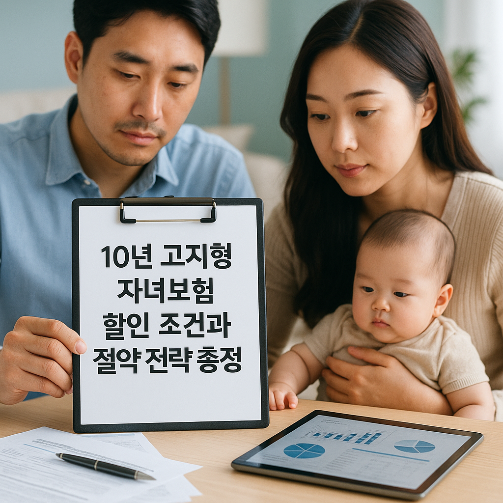 10년 고지형 자녀보험 할인 조건과 절약 전략 총정리