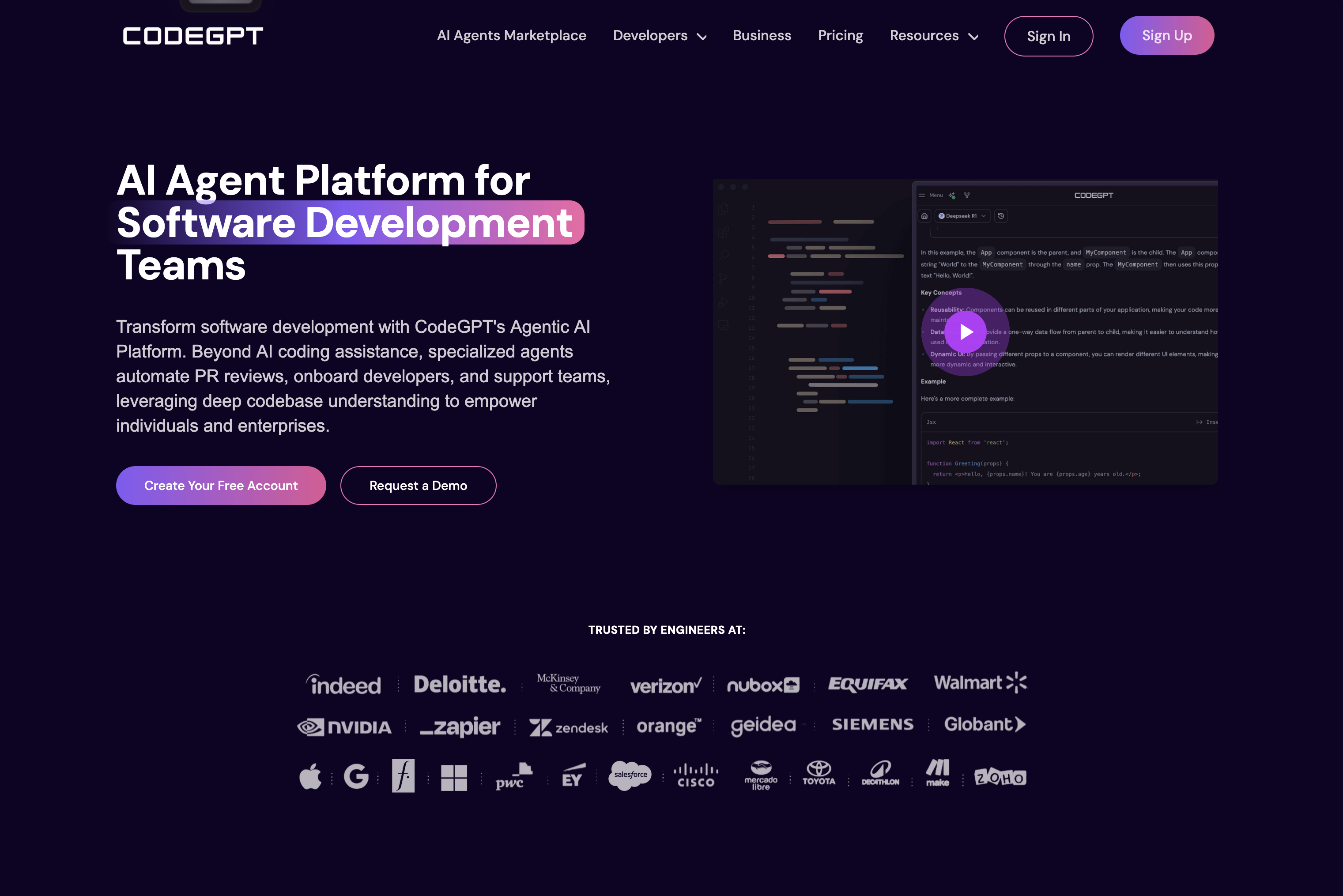 CODEGPT의 공식 홈페이지, 유료서비스