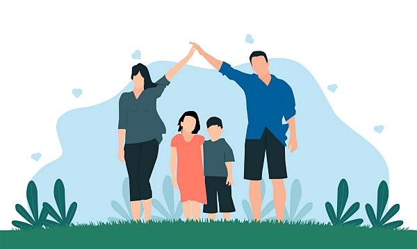 야외-가족-모습