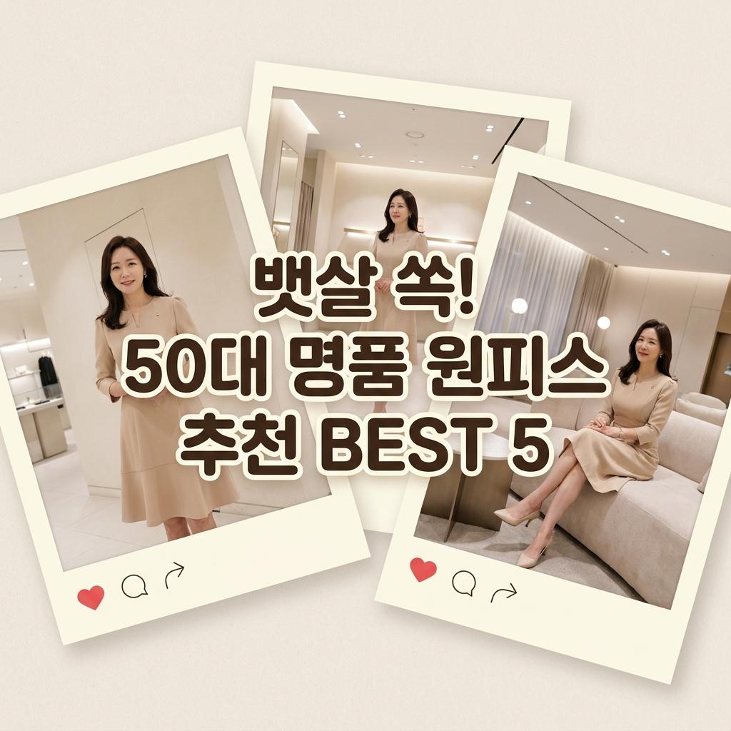 50대 여성 원피스 브랜드 솔직 후기! 뱃살 가리는 하객룩 비용 공개