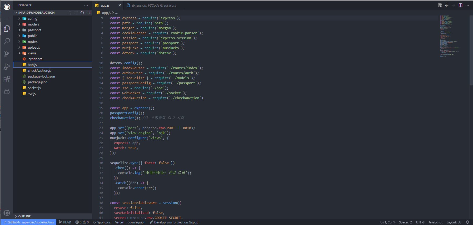 Open GitHub in VS Code