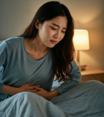 여자 왼쪽 옆구리 통증 주요 원인