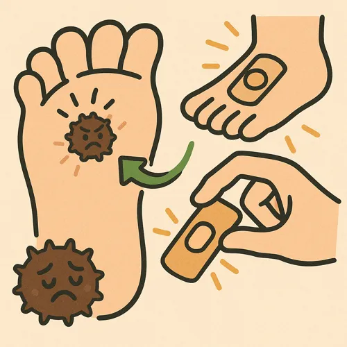 티눈 없애는 방법과 티눈밴드 효과15