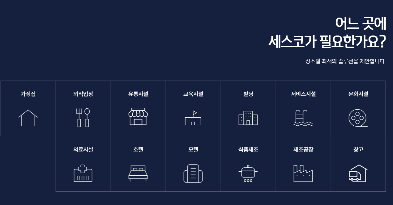 세스코 가정집 비용