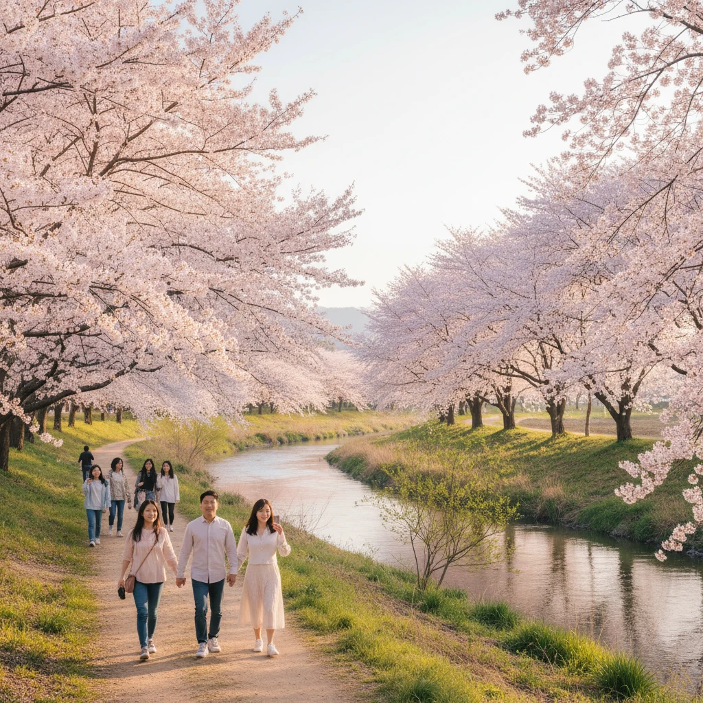 2026년 장성 벚꽃 개화 시기 및 ..