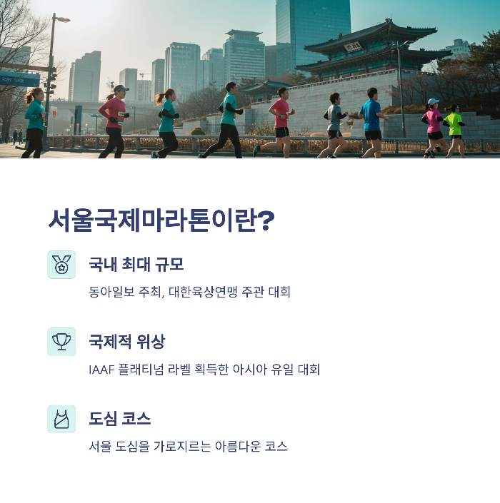 서울국제마라톤, 어떤 대회인가요?