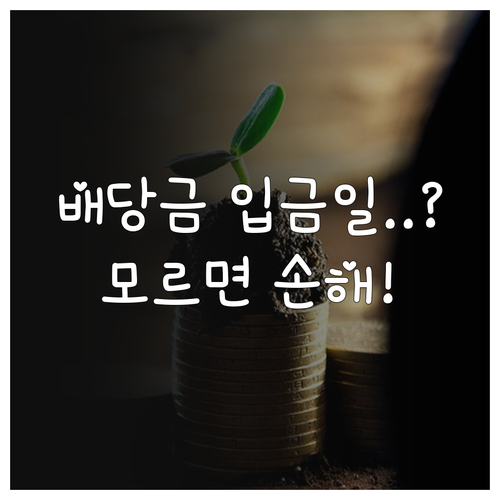 미국 ETF 배당금 지급 일정과 국내..