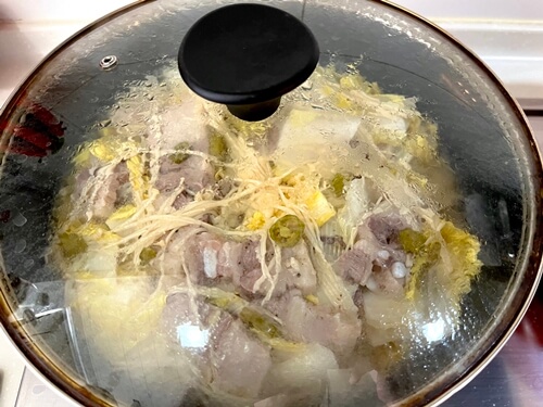 배추술찜-만들기