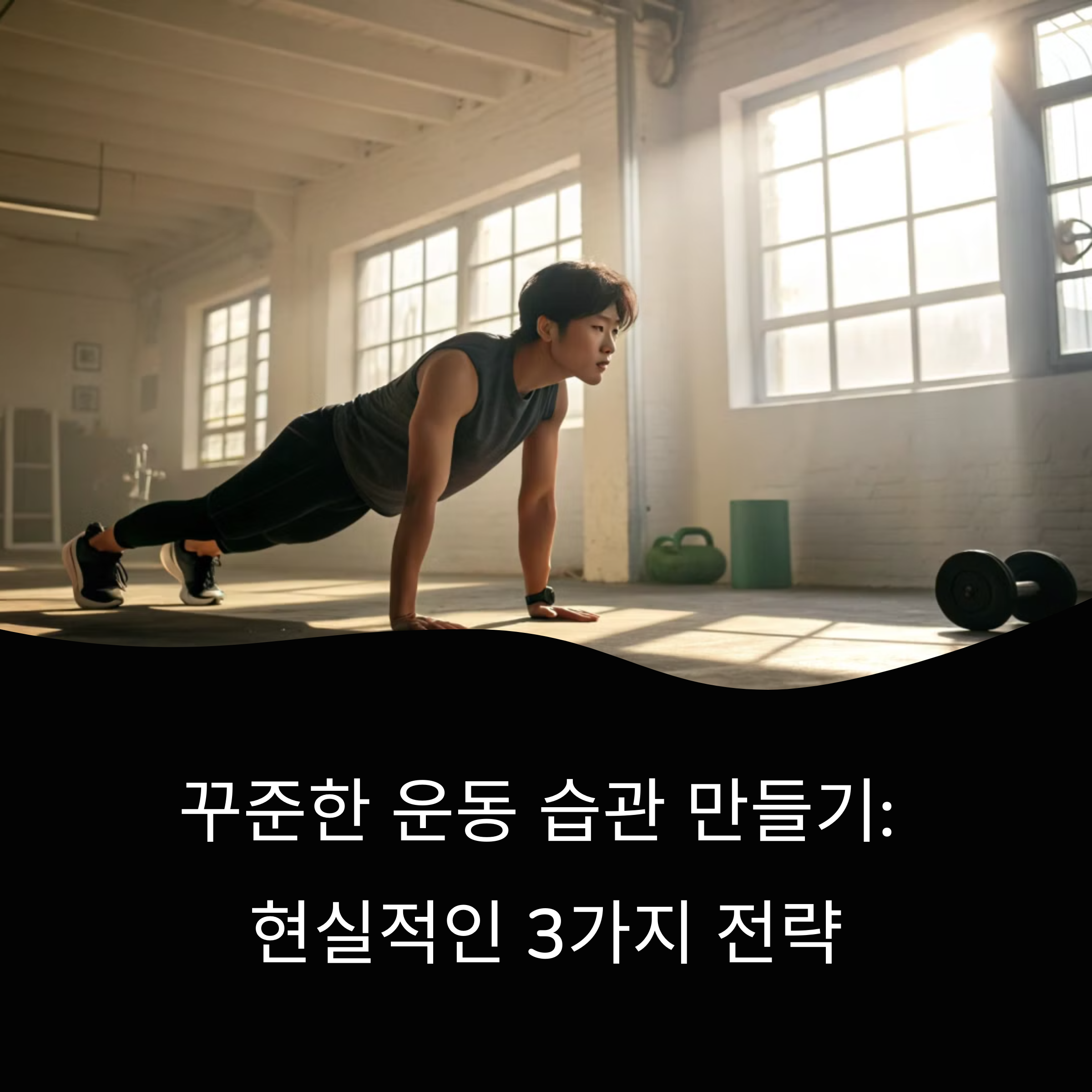 꾸준한 운동 습관 만드는 현실적인 방법 3가지