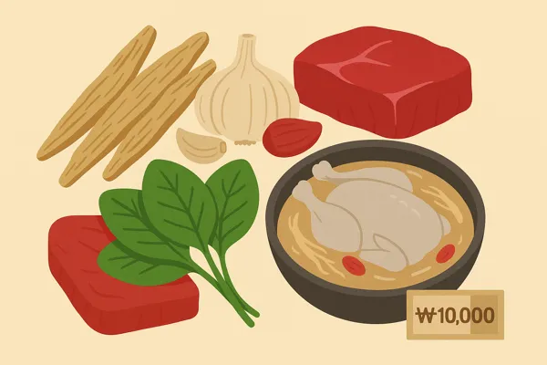 황기와 흑임자의 영양 조합