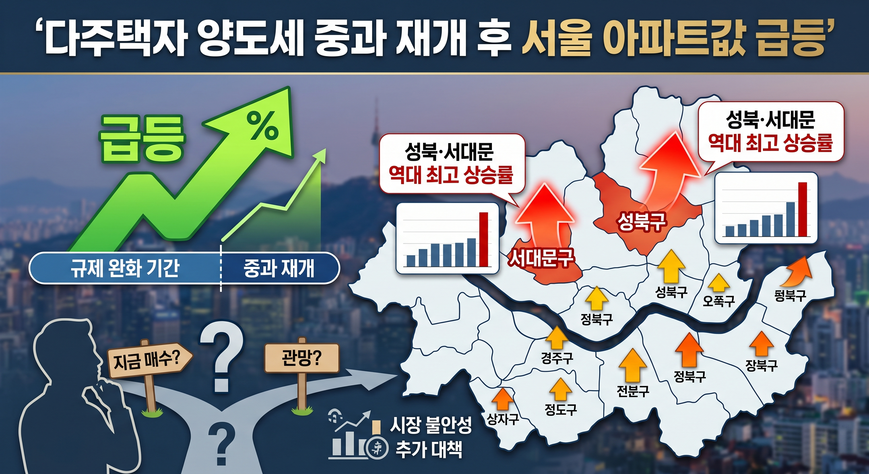성북&middot;서대문 역대 최고 상승률, 지금 집을 사야 할까?