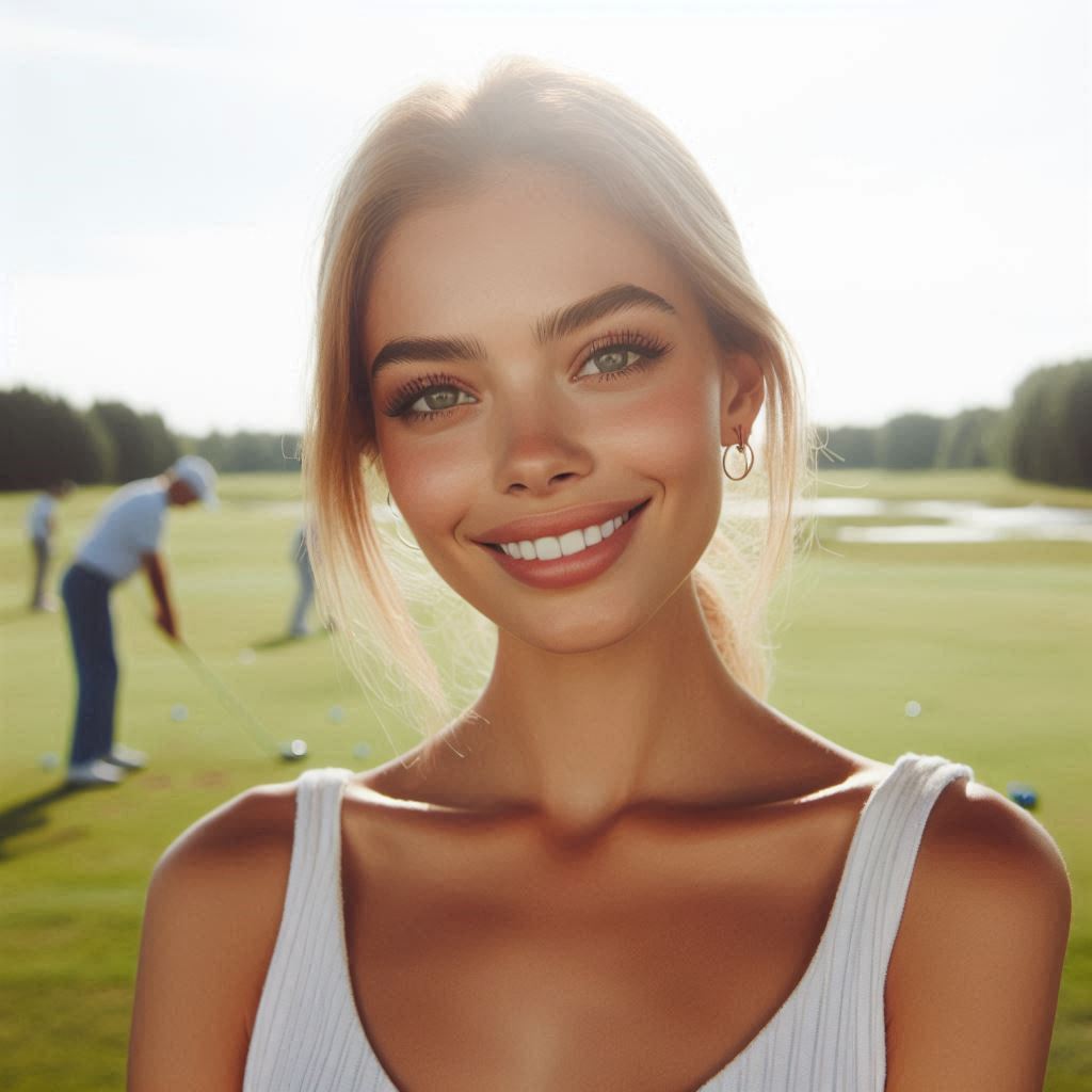 실외골프연습장 배경