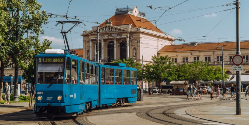 크로아티아 대중교통 일종의 전차