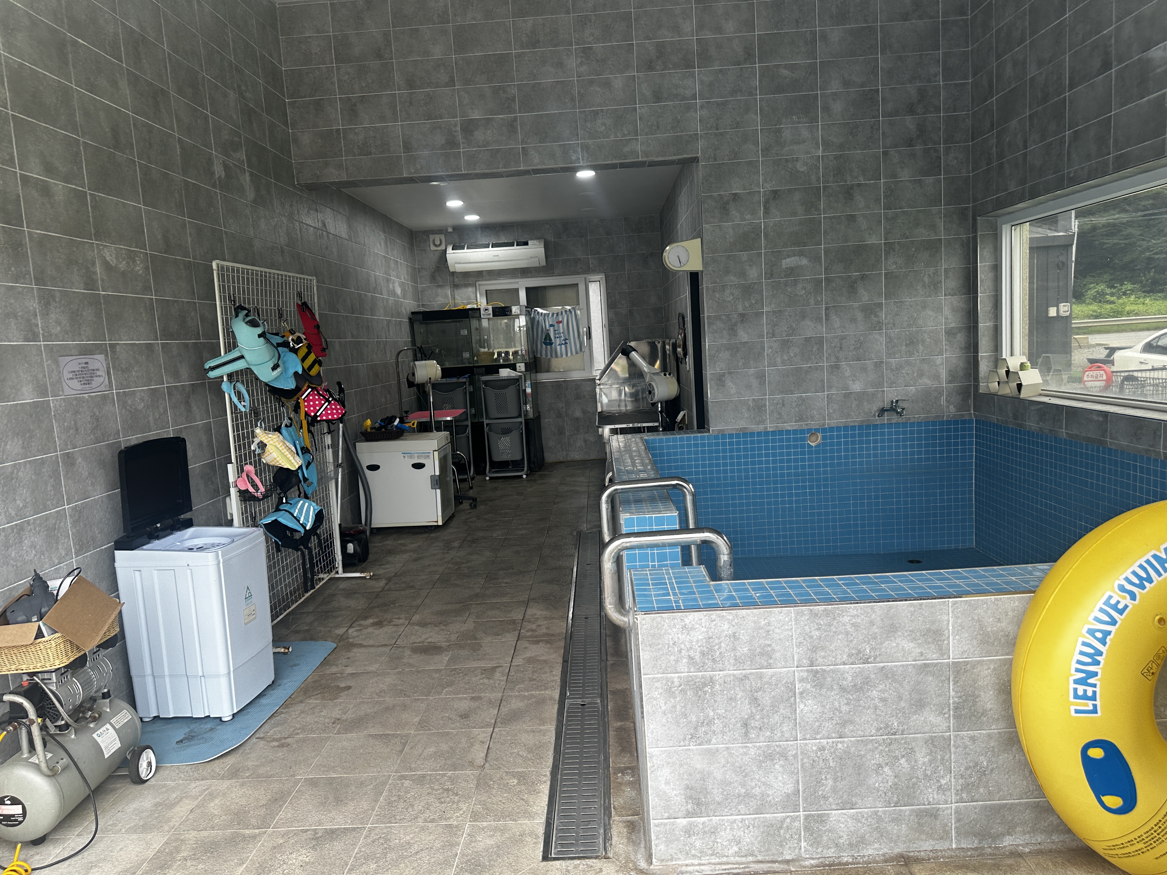 태안 강아지동반펜션 실내수영장과 펫 드라이룸