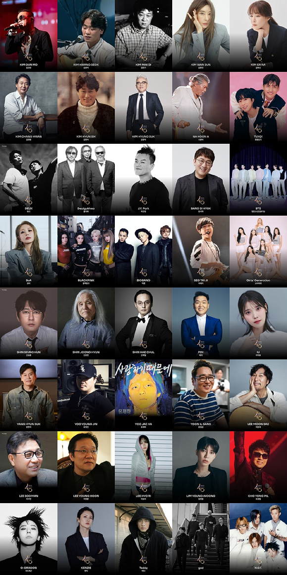 '골든디스크 파워하우스 40' 선정 [사진=골든디스크 사무국]