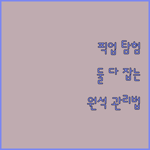 픽업 집중형과 탐험 중심형 모두를 위..