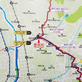 불암산 등산 코스 안내 지도_14