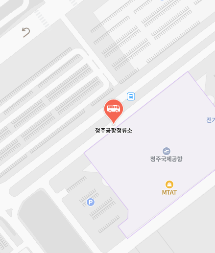 청주공항버스정류장 위치