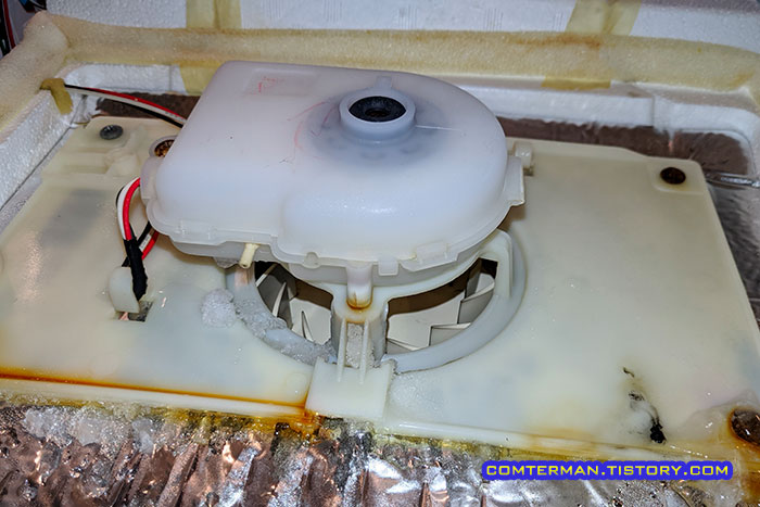 지펠 냉장고 냉장실 블로워팬 소음 얼음