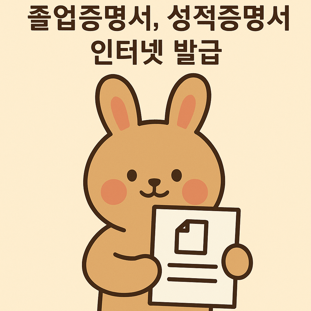 졸업증명서인터넷발급
