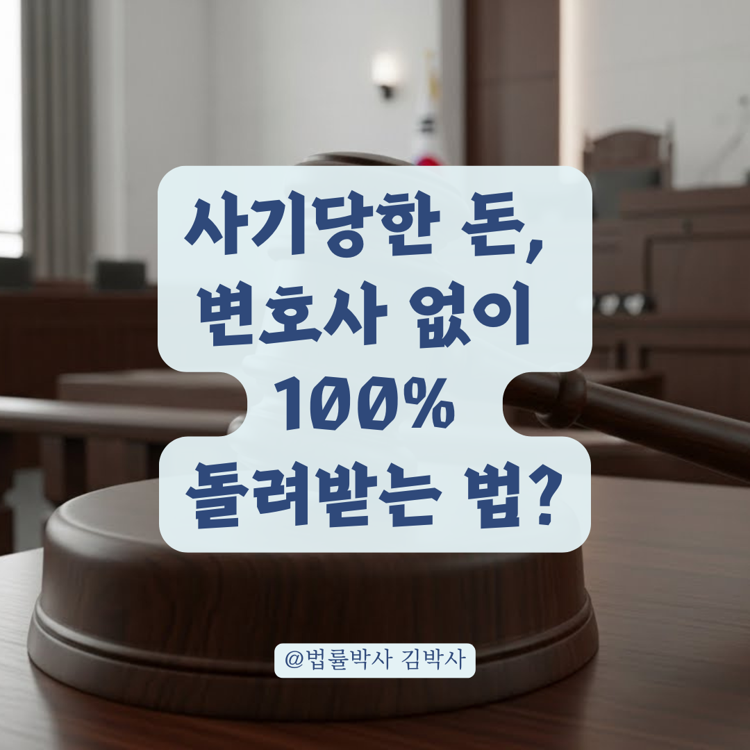 사기 피해 배상 명령 신청, 기한 놓치지 않고 피해 금액 100% 회수하는 전략 총정리.