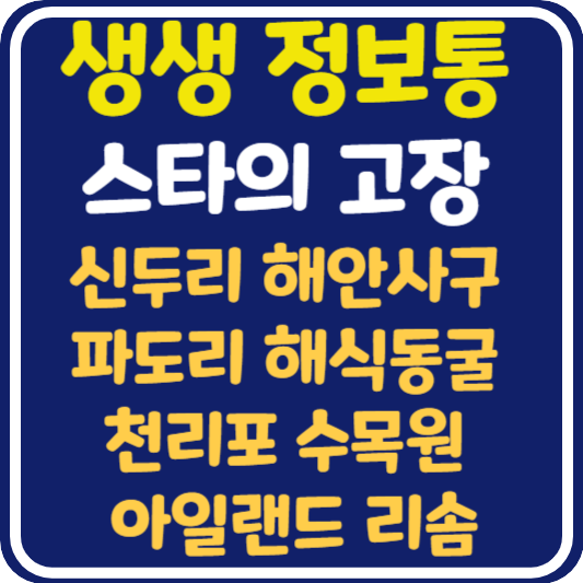 생생 정보통 태안 여행 해안사구 해식동굴 천리포수목원 아일랜드 리솜 위치 및 정보 : 믿고 떠나는 스타의 고장
