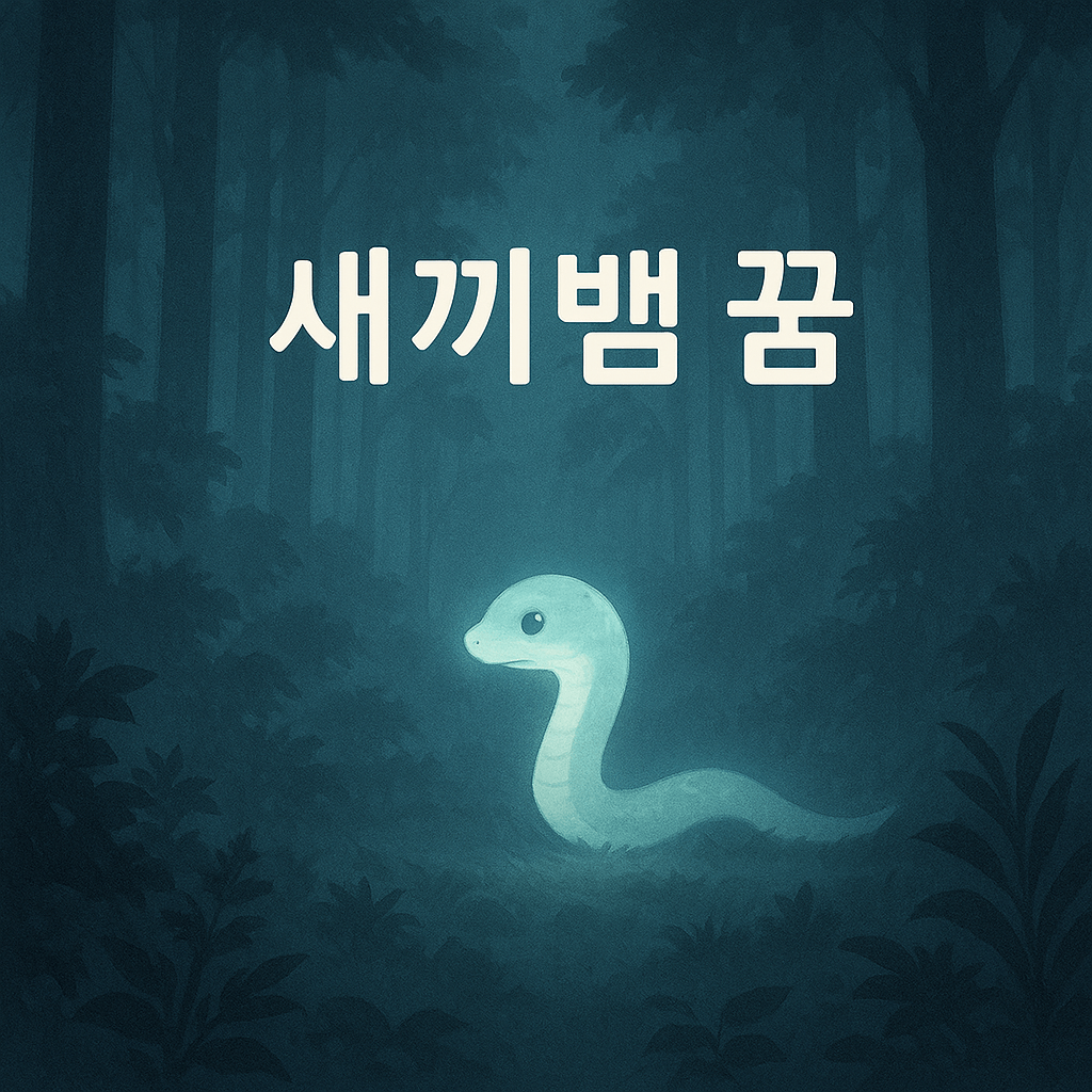 새끼뱀 꿈 해몽