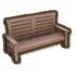 단단한 나무 벤치