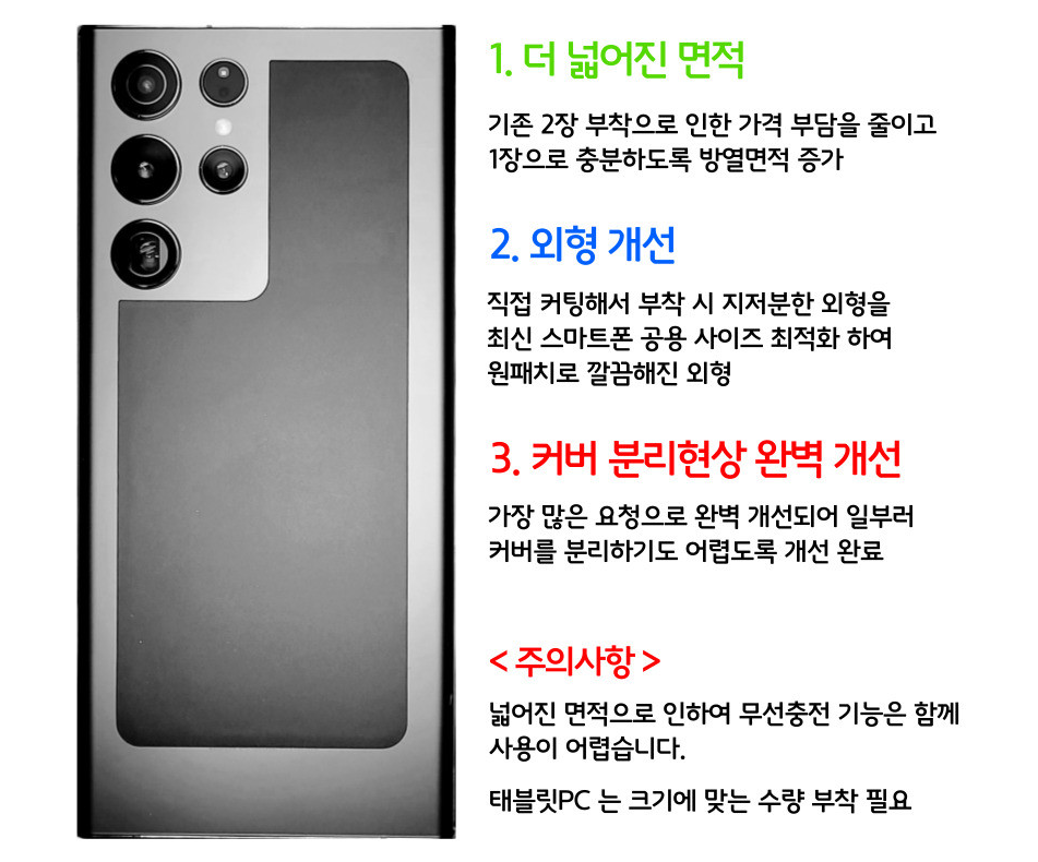 바이더엔 스마트폰 방열패드