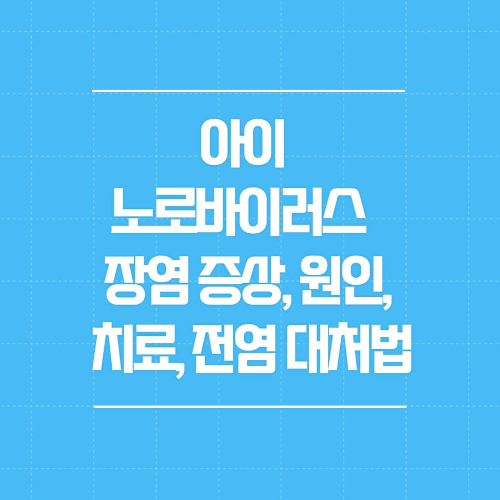 아이 노로바이러스 장염 증상, 원인, 치료, 전염 대처법