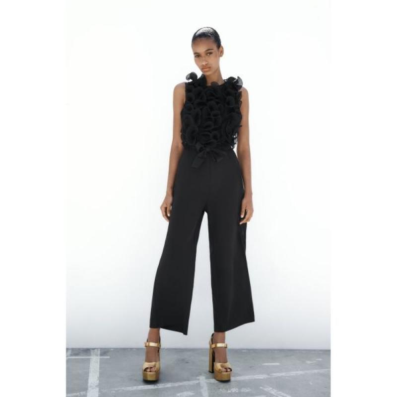 자라 ZARA 프릴 점프수트154865