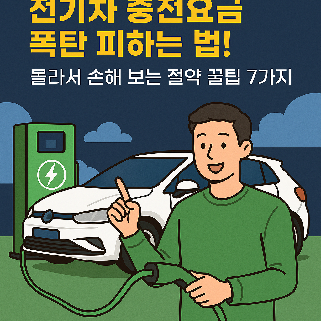전기차 충전요금 폭탄 피하는 법! 몰라서 손해 보는 절약 꿀팁 7가지 관련 사진